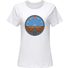 Load image into Gallery viewer, Funny Plane Attitude Indicator T-Shirt Gents Anti-Wrinkle Men Women Tee Shirt 2020 T Shirt Clothing Tee Tops